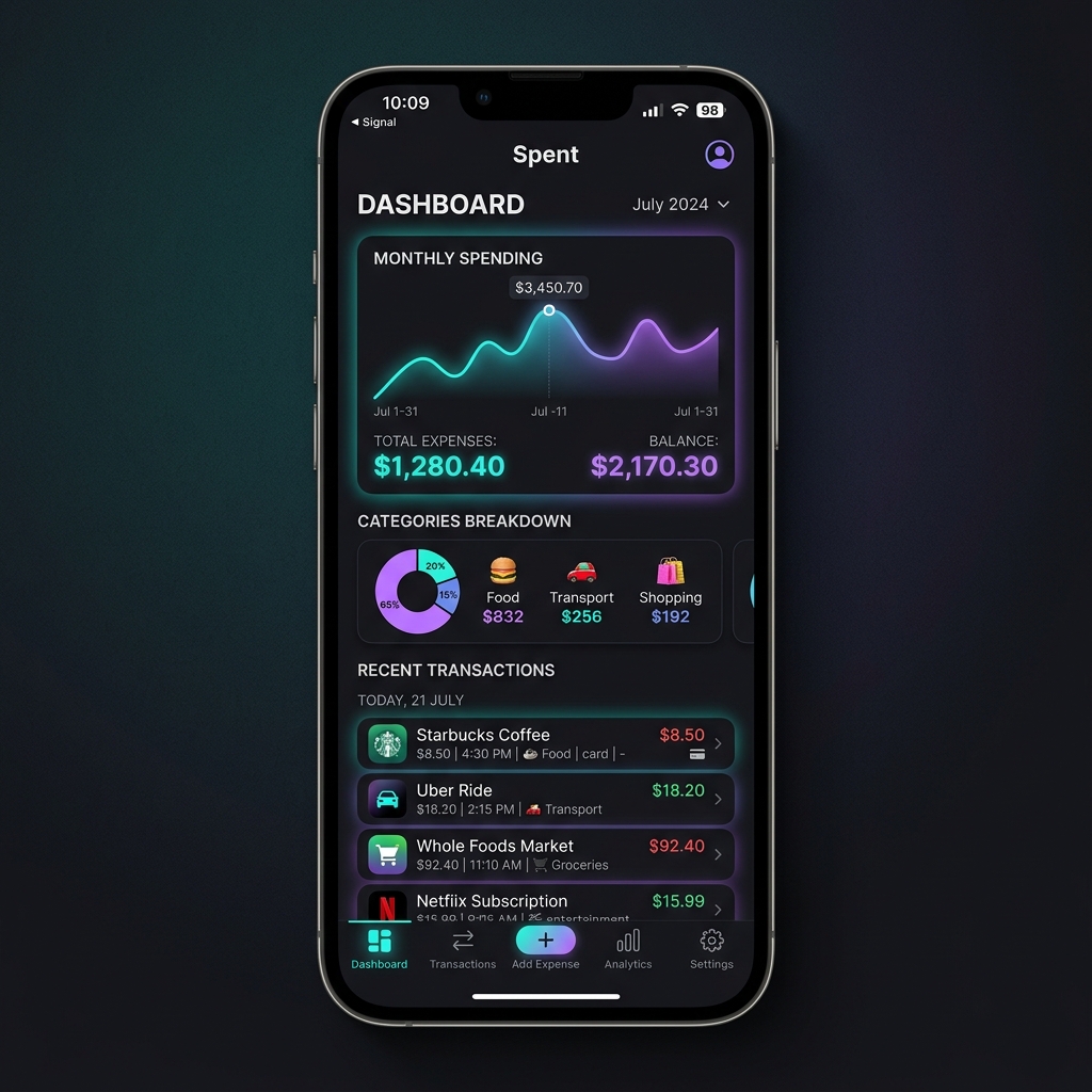 NIZ Daily Expenses Tracker Banner